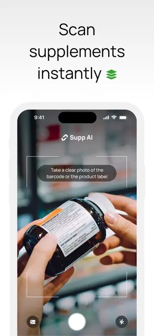 Scan any bottle or barcode